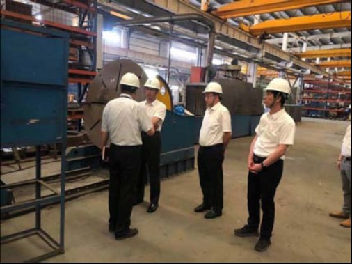 國(guó)家石油天然氣管網(wǎng)集團(tuán)建設(shè)項(xiàng)目管理分公司一行蒞臨上海自儀電氣閥門公司調(diào)研