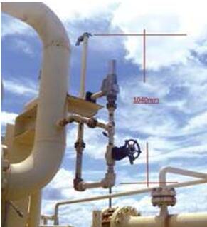 .打開時，此閥門將流體排放到大氣中。